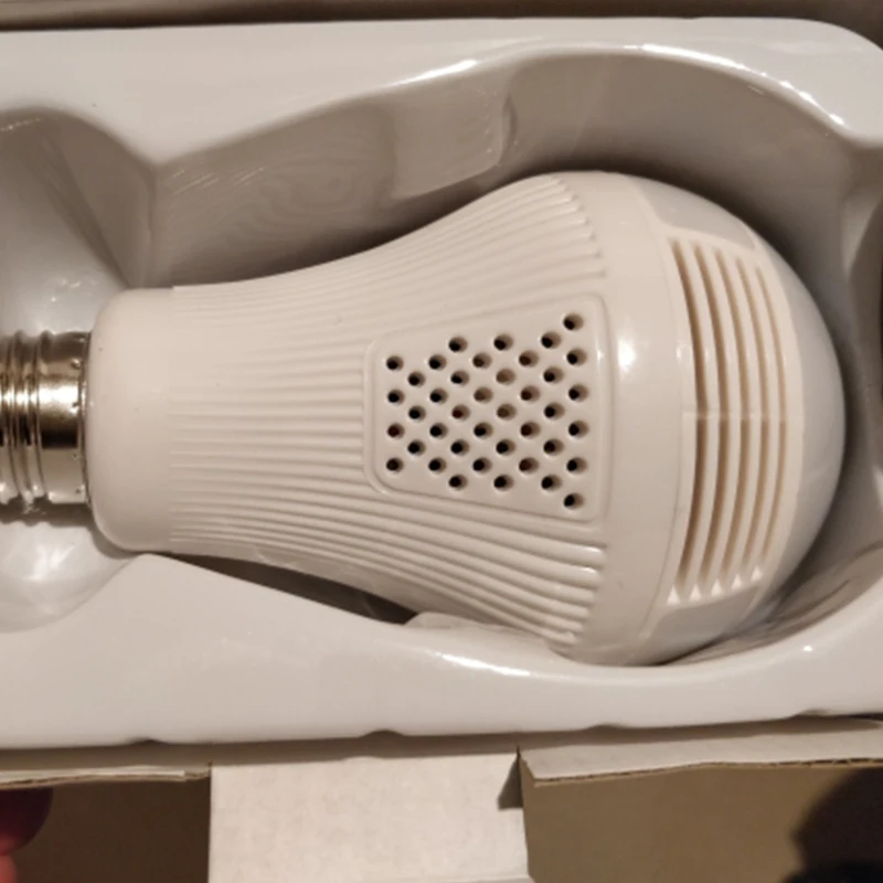 Panorâmica sem Fio de Segurança em Casa Wi-fi Cctv Fisheye Lâmpada Câmera ip Led Luz 8 Cheap Webcams