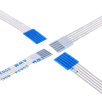 

100pcs Flexible Flat Cable FFC 5 PIN 1.0 mm pitch different ends Length 60 70 80 100 120 150 200 250 300 400 450 500 600 700mm