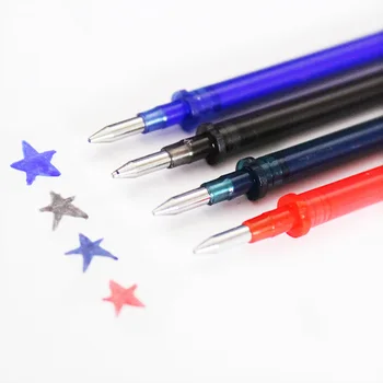 

4pcs/lot Aihao magic erasable pen refill 0.5mm blue black red ink Gel pen refill for writing stationery office &school supplies
