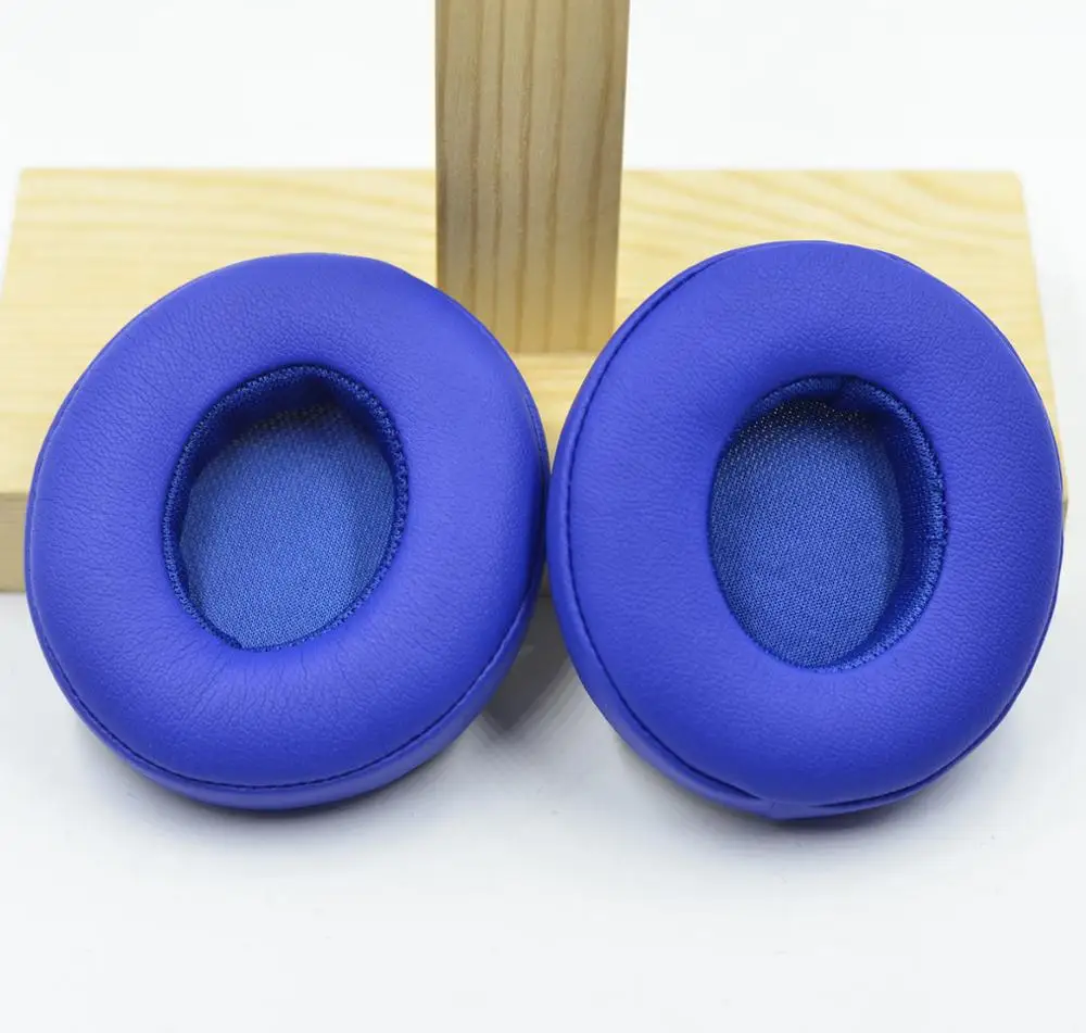 Premium Sheepskin Earpad Replacement Easy To install Cushions for Beats Solo 2 3 Wireless wired ON EAR Headphones