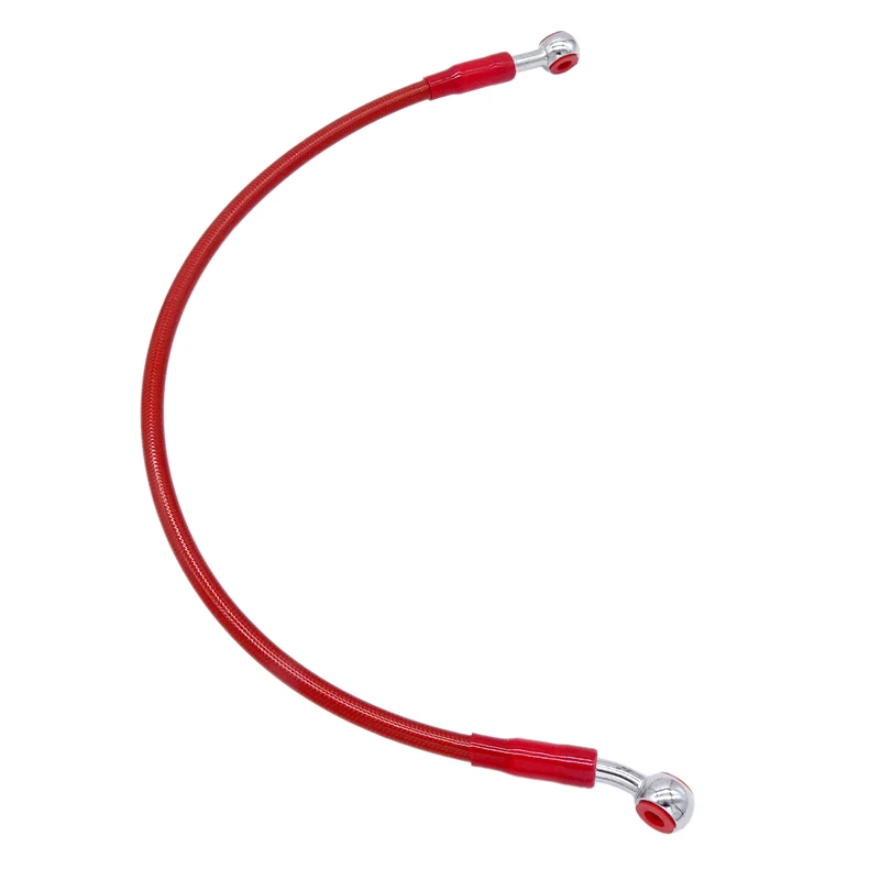 45cm/90cm Motorcycle Dirt Bike Braided Steel Hydraulic Reinforce Brake Line Clutch Oil Hose Tube for YAMAHA ect Most Motorcycle