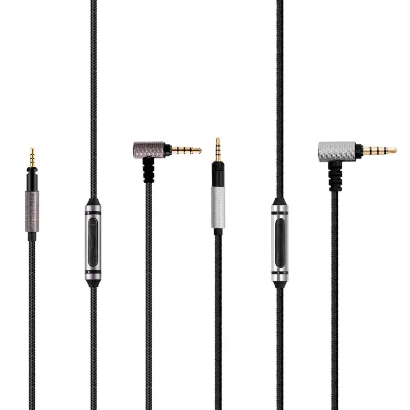 

Headset Replacement Cable for -Sennheiser HD598 HD558 HD595 HD518/579/599Headphone Earphone Wire 3.5mm to 2.5mm Stereo Bass