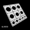 Modern Tank Combat Vehicle Weighted Wheel Adjustable universal leaky spray plate Hobby model tools 5