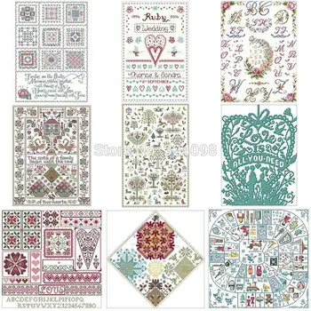 

Quaker Jigsaw patterns Counted Cross Stitch 11CT 14CT 18CT DIY wholesale Chinese Cross Stitch Kits Embroidery Needlework Sets