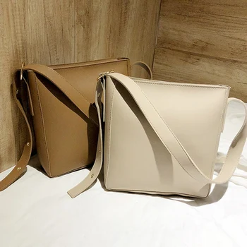 

PU Leather Women's Messenger Bag Fashion Luxury Retro Large Capacity Shoulder Bag Casual Handbag