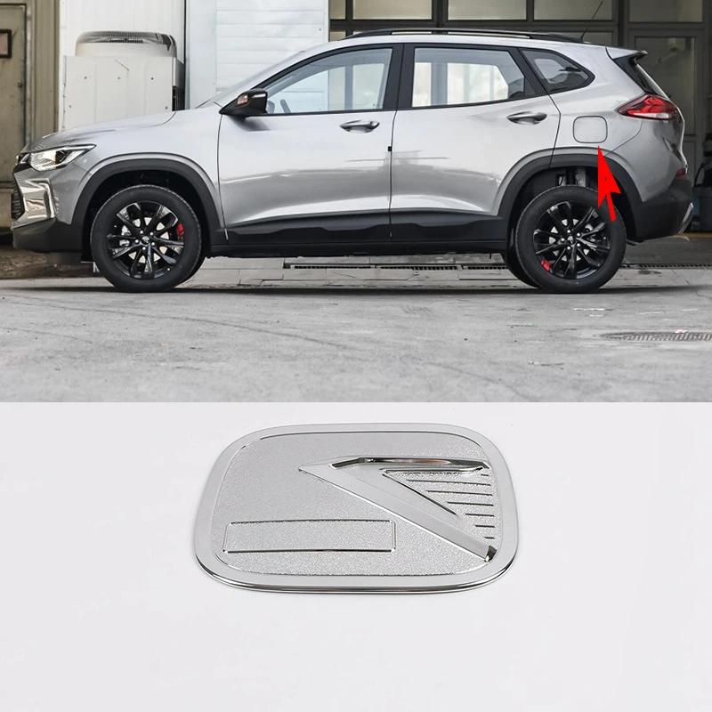 Для Chevrolet TRAX 2019 ABS хромированный топливный бак крышка масла газа Накладка Тюнинг
