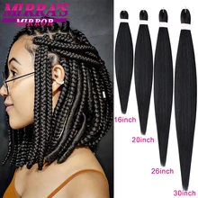 Jumbo Braids Hair-Extensions Yaki-Texture Mirra's-Mirror Afro Easy Pre-Stretched Hot-Water-Set