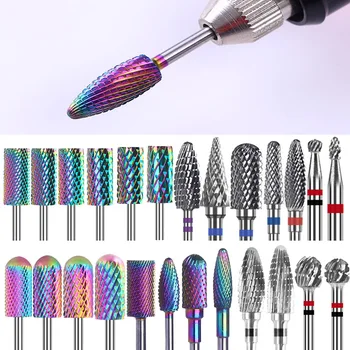 

BORN PRETTY Electric Nail Drill Bits Milling Cutter Tungsten Steel Grinding Polishing Nail Files Pedicure Nail Tool