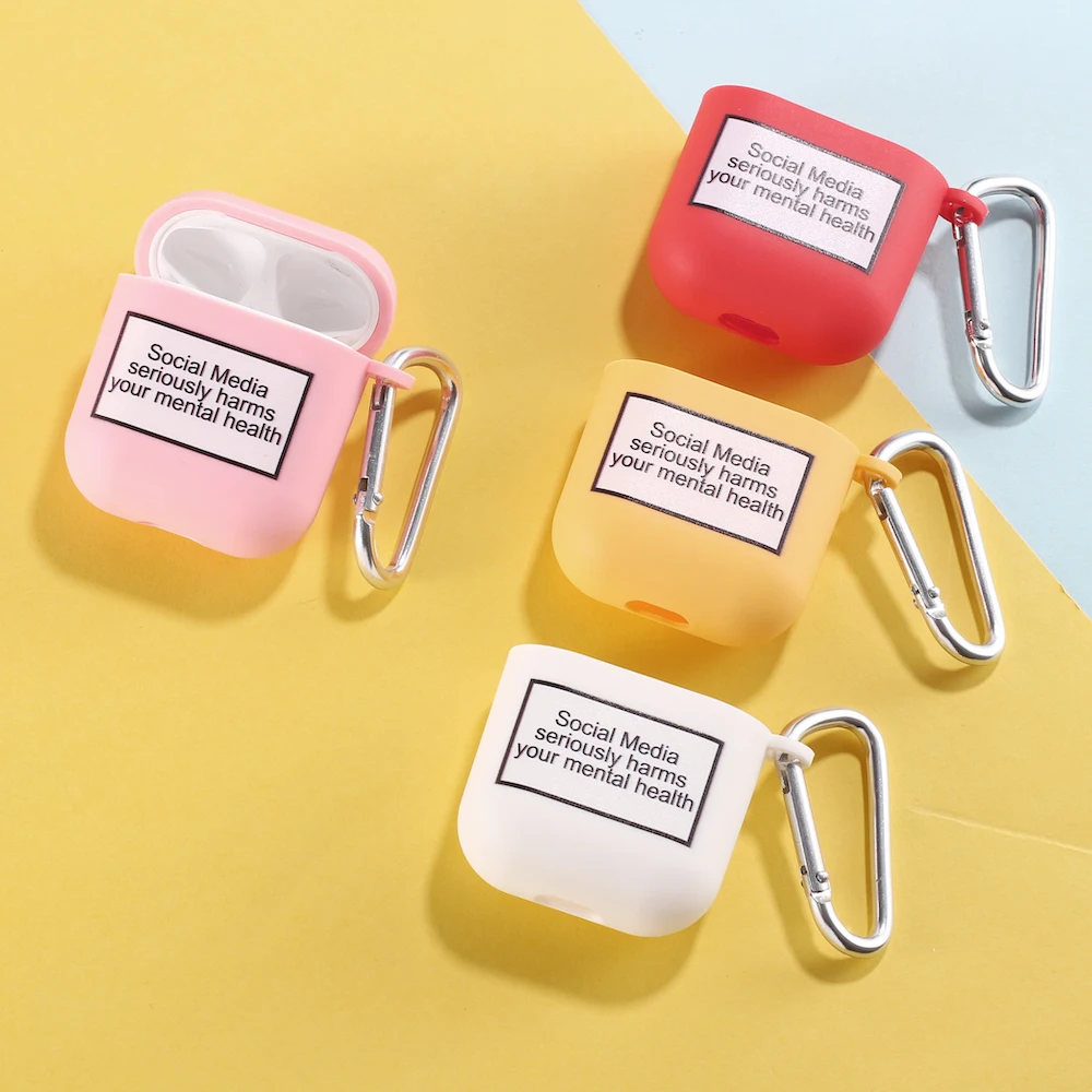 Защитный чехол для наушников Apple iPhone футляр зарядки AirPods Pro мягкий карамельного