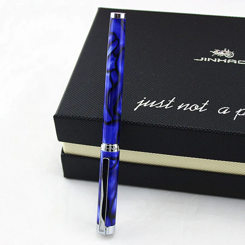 JINHAO 155 бренд 3 цвета авторучка с золотым зажимом канцелярские товары роскошный 0,5 наконечник для письма чернильные ручки для Рождественский подарок A7