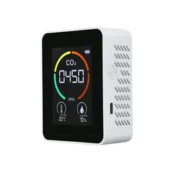 Air Quality Monitor CO2 Detector Temperature Meter Humidity Meter Test Indoor Air Quality