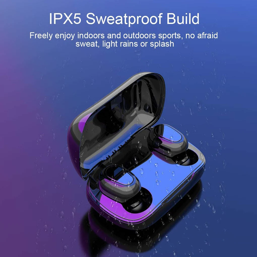 TWS Bluetooth 5 0 Bluetooth Earphone HIFI Sounds Wireless Headphones Handsfree Headset Gaming Headphones For iPhone