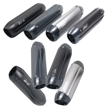 

51mm Universal Motorcycle Muffler MIVV Exhaust Pipe modified Dirt Bike pitbik For Z900 MT07 gsr600 cb650f msx125 benelli trk 502