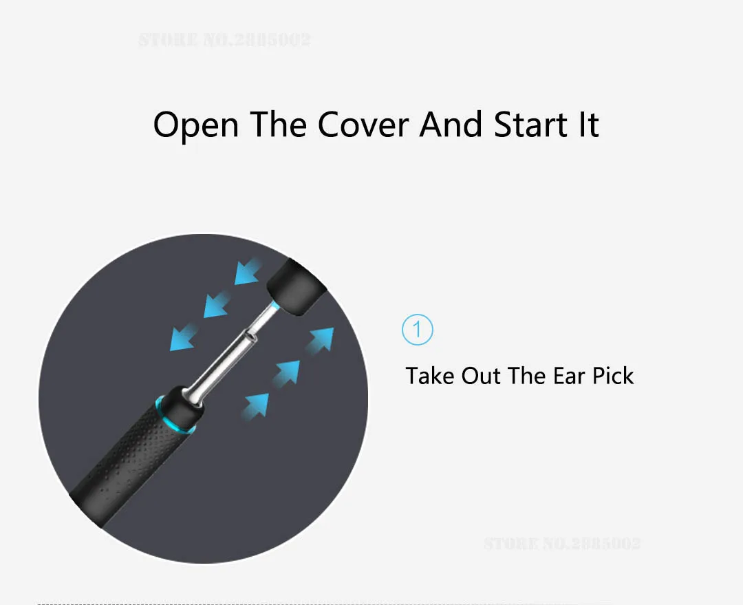 Xiaomi Youpin Bebird умная визуальная Ушная палочка, ложка 3,5 мм 300 Вт, высокоточный набор инструментов для очистки ушей