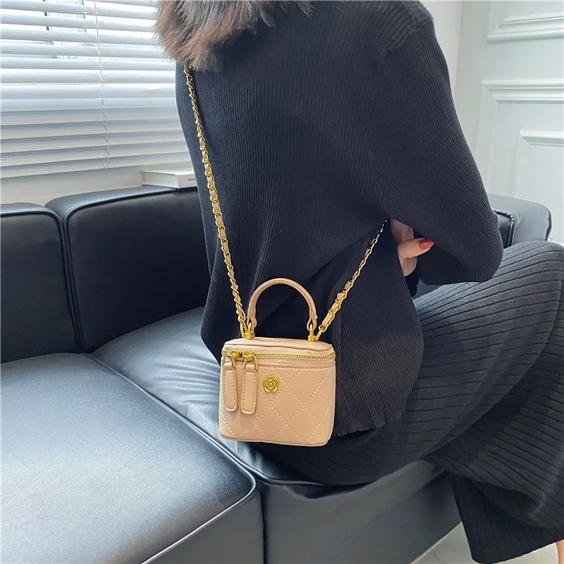 Small Square Box Women\'s Bag 2021 New Designer Fashion Trend Shoulder Handbags Female Cross Body Bags for Travel Ladies Wallet
