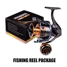 Spinning Fishing Reel Metal Tripod Spinning Wheel Interchange Fishing Reels with Left and Right Hands Salt Water Fishing Reels