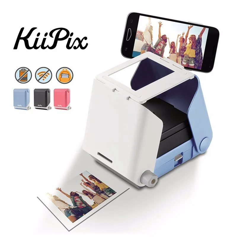 KiiPix instant picture printer Printoss Smartphone Picture Printer From