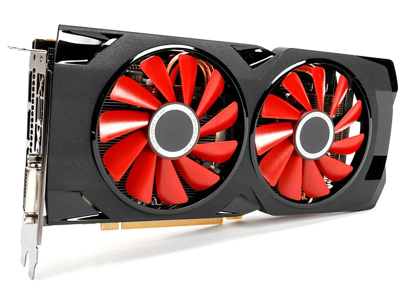 Видеокарты XFX RX 570 8GB 256Bit GDDR5 RX570-8GB видеокарта для карт AMD RX500 серии VGA RX570 8GB HDMI DVI RX 570 8G б/у