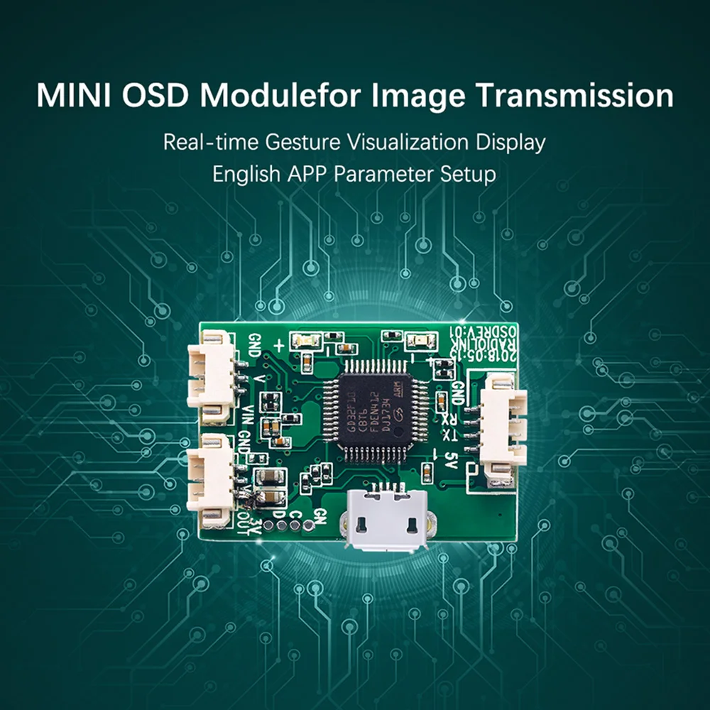 Новый Radiolink мини модуль OSD для передачи изображения Mini PIX Pixhawk плата контроллера