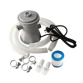 

Large Pool Filter Household Swimming Pool Electric Filter Pump Pool Cleaner Removable Filter Core Circulation Pump