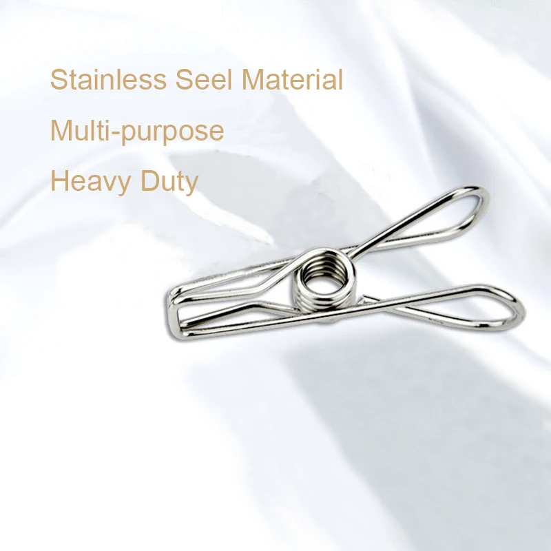 multiple uses Heavy Duty Clothes PINS SS Stainless Steel CLIPS 20 PACK 