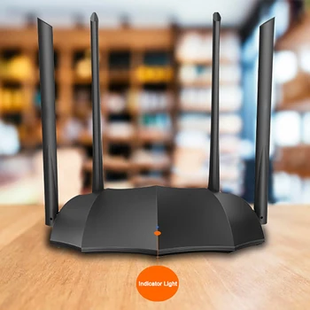 

Wifi Router Gigabit Version 2.4GHz 5GHz WiFi 1200Mbps 300Mbps with 4*6dBi High Gain Antennas Multi-Language Firmware
