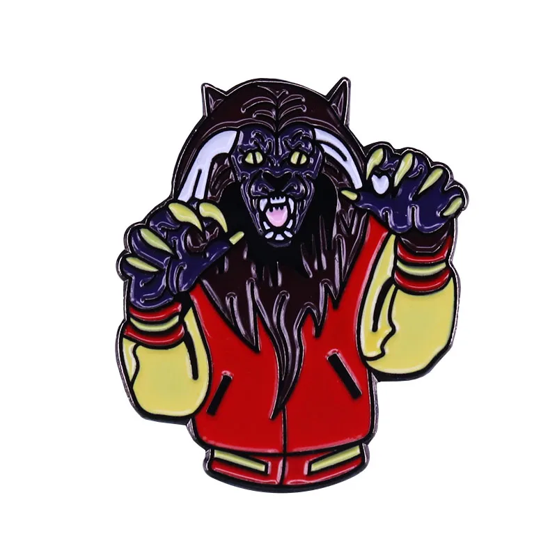 Mj "Thriller" Ispirato Spilla Cool Werewolf Legend Stile Regalo Di Natale