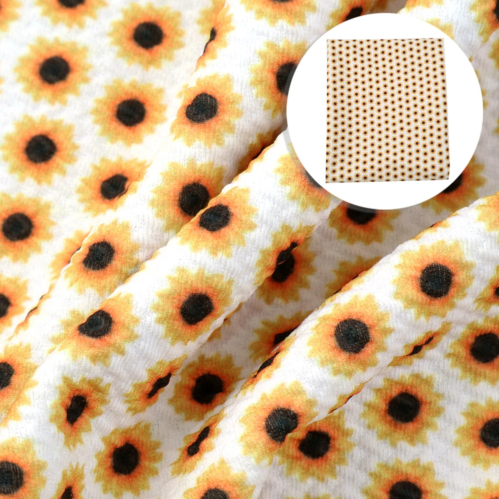 50*145 см Подсолнух Леопардовый принт пуля текстурированная Ливерпуль ткань, DIY материалы ручной работы для детей текстильный Декор для дома, 1Yc9340 - Цвет: 1099655013