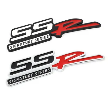 

10pcs Car Sticker SSR Logo Emblem Badge Decals Trunk Sticker Car Front Hood Side for Chevrolet 2003 SSR Signature Fender Series