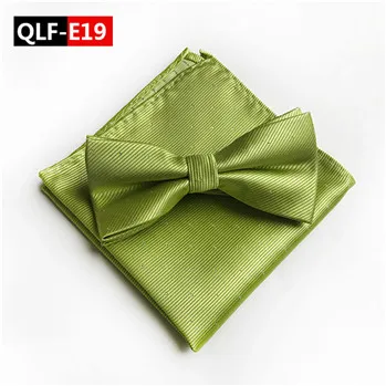 Cityraider бренд Gold Bow Tie комплект 2016 Новинка одноцветное мужские галстуки Pocket Square Set полиэстер галстук-бабочка hankerchief комплект CR027