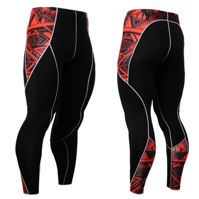 US $25.49 Hot Men Running Tights Pro Compress Yoga Pants GYM Exercise Fitness Leggings Workout Basketball Exe