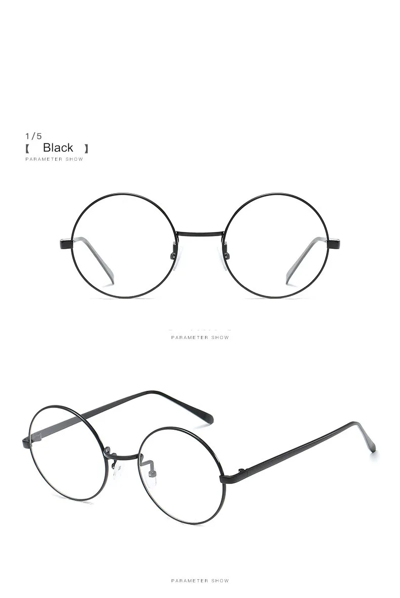 KOTTDO, классические круглые металлические винтажные оправы для очков для женщин, компьютерные очки, оправа для мужчин, прозрачные очки по рецепту
