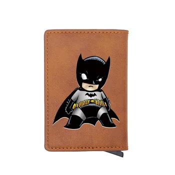 

Classic Batman Digital Printing Multifunction Leather Credit Card Wallet Men Women Cool Short Purse Gift