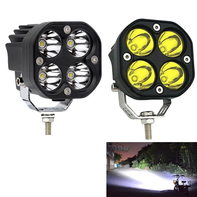 

2pcs 40W Led Spot Work Light 12V 24V 3 Inch Fog Lights Driving Offroad 4X4 Led Light Bar for Truck Car ATV SUV ATV Motorcycle