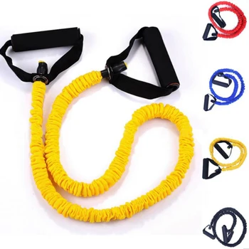 

137cm Yoga Rope Fitness Sports Bands Exercise Tubes Practical Training Band Rope Yoga Workout Cordages