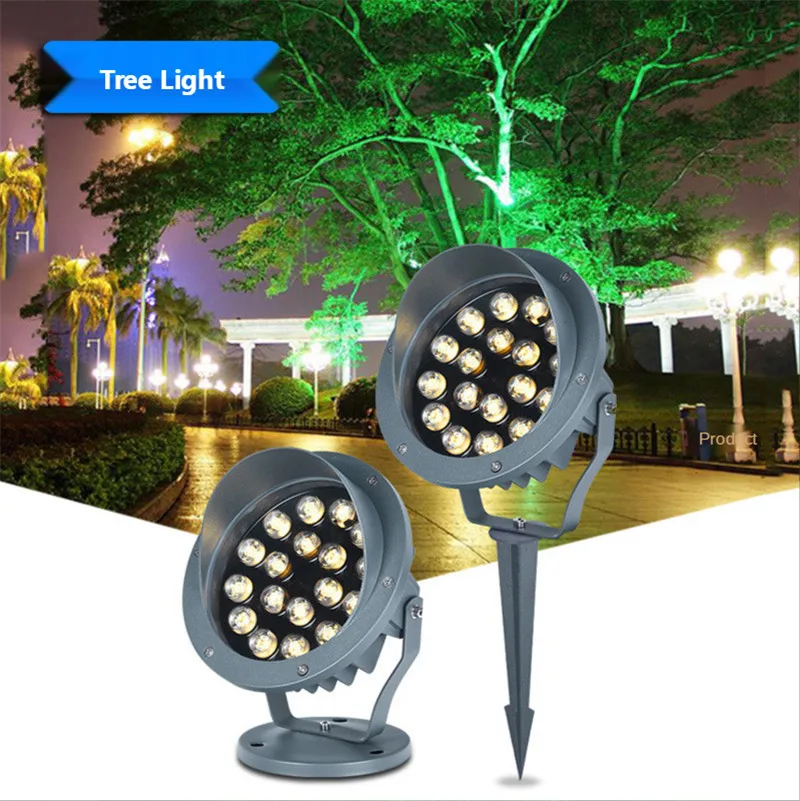 Tree Light LED Spotlight Outdoor Projection Light IP65 Waterproof Landscape Lighting Floodlight Ground Lights 220V Garden Park