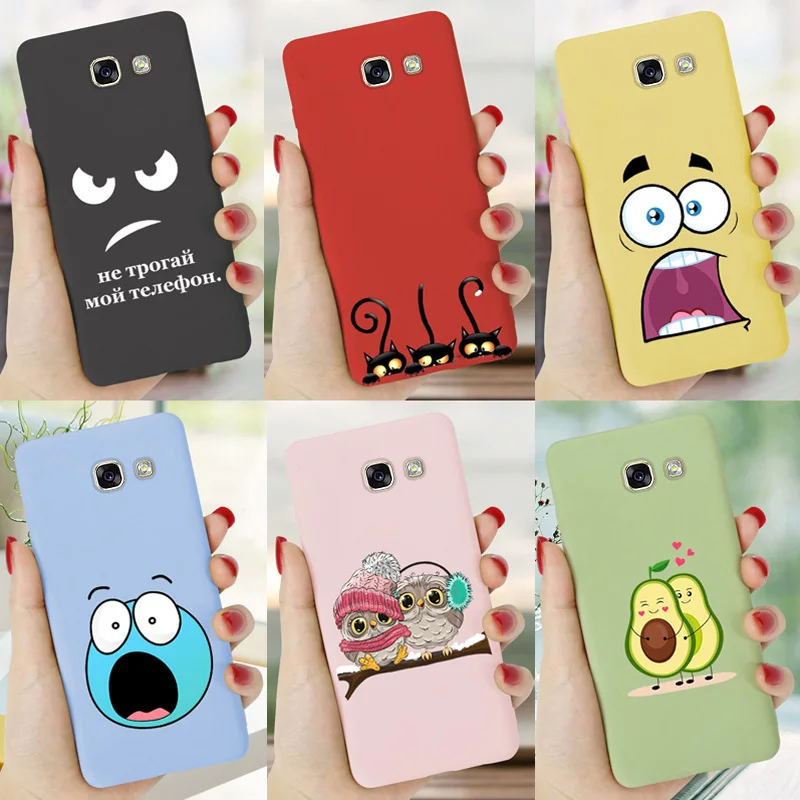 Funda de silicona suave con dibujos animados para Samsung Galaxy A5 2017, funda para teléfono Samsung A5 2017 A510 A510F A520F