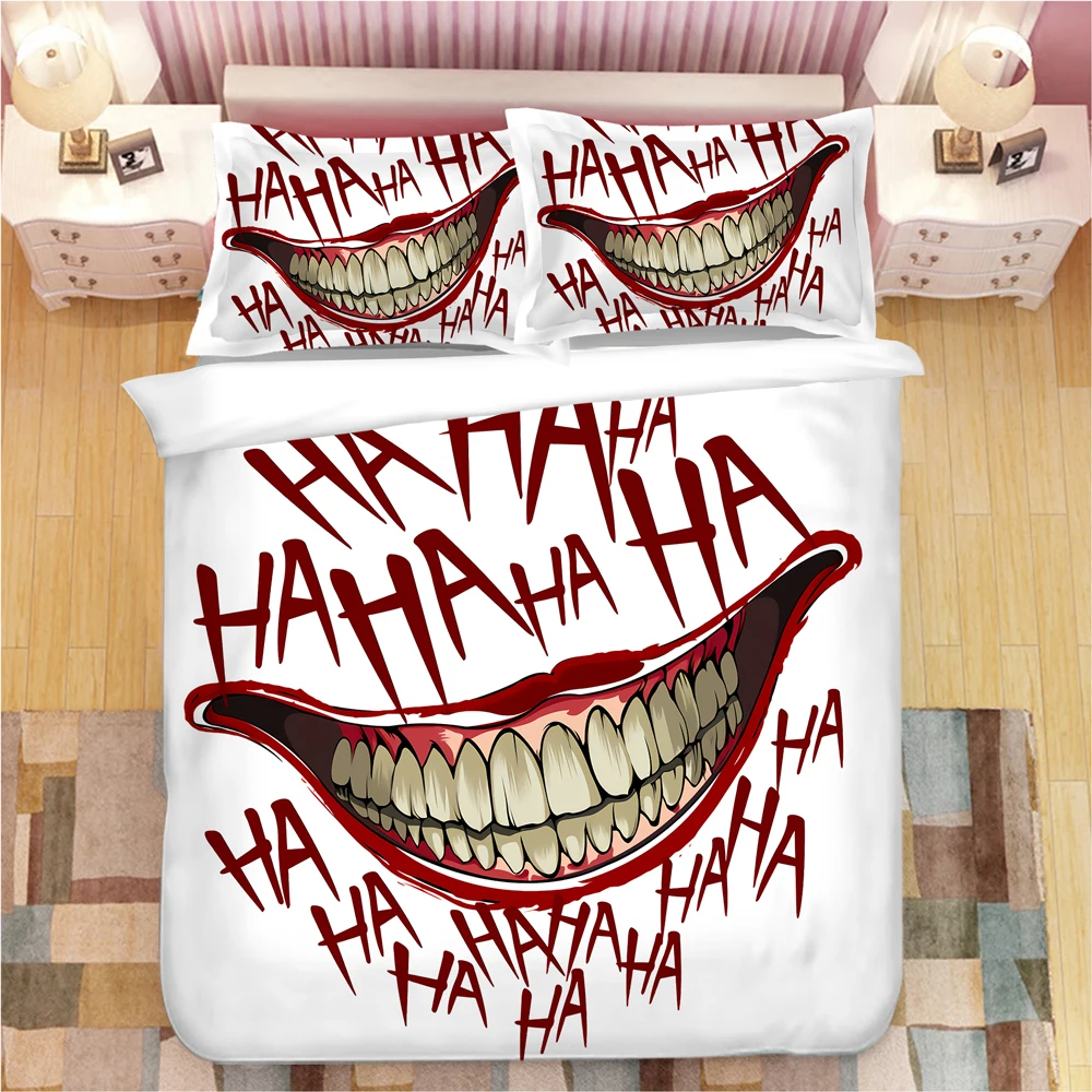 HAHA THE Joker 3D постельное белье пододеяльники наволочки одеяло комплекты