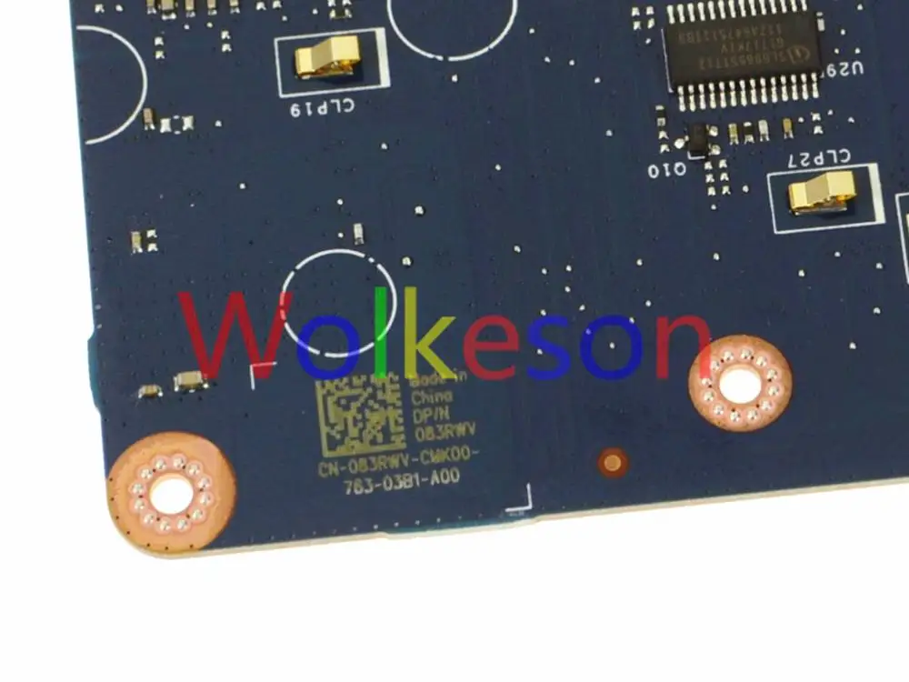 SHELI для DELL 11(3189) Материнская плата для ноутбука с процессором N3060 4 Гб ОЗУ SSD 32 Гб CAV01/11 LA-E372P CN-083RWV 083RWV 83RWV тест ОК