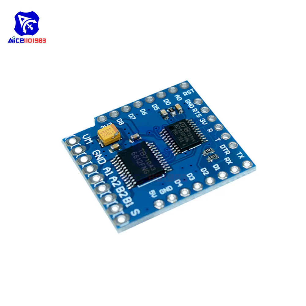 Diymore двигатель щит для WeMos D1 Мини TB6612FNG Wemos I2C двойной драйвер Щит Модуль вождения с