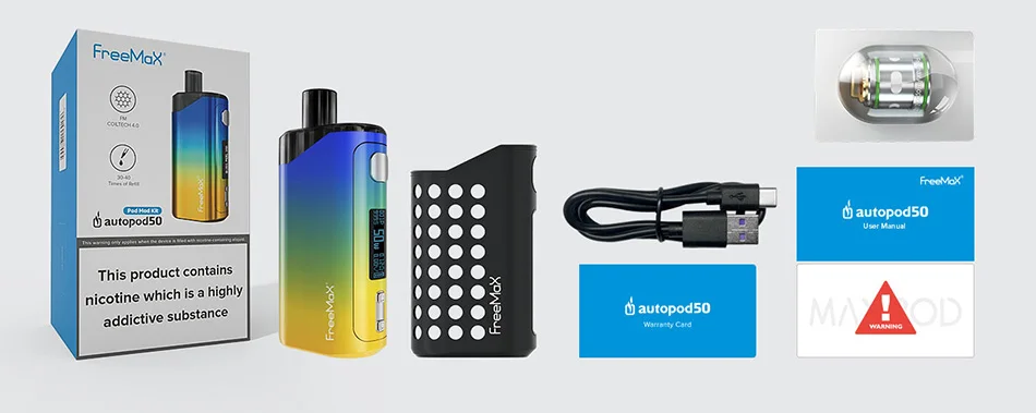 Freemax AutoPod50 VW Pod Kit 2000mAh