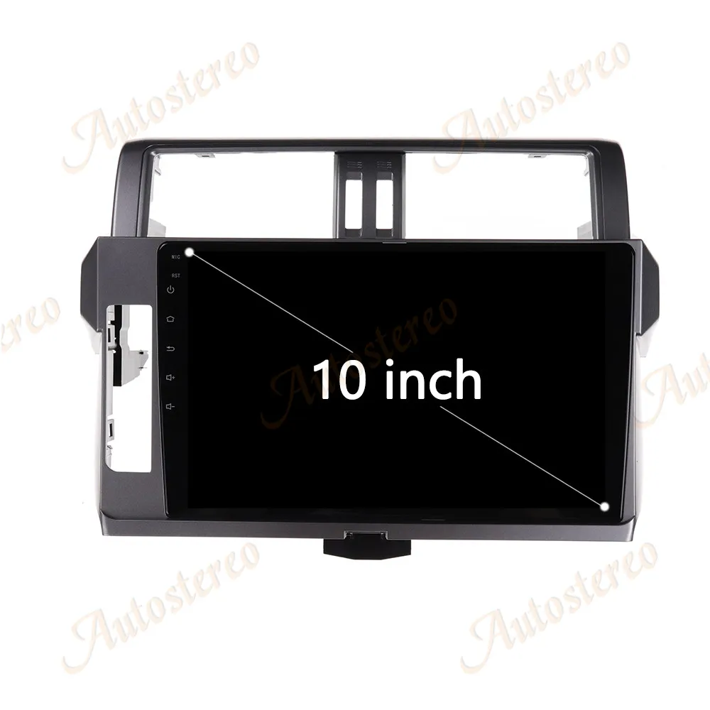 DSP Android 10,0 автомобильный dvd-плеер gps навигация для Toyota Prado 150- головное записывающее устройство Авто Радио мультимедийный плеер