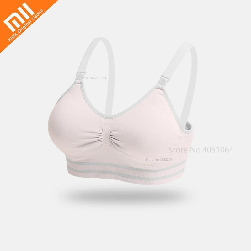 Xiaomi материнский 3D высокоэластичный Бюстгальтер для кормления, эластичный бесшовный бюстгальтер, удобный бюстгальтер для грудного вскармливания, для беременных женщин, нижнее белье