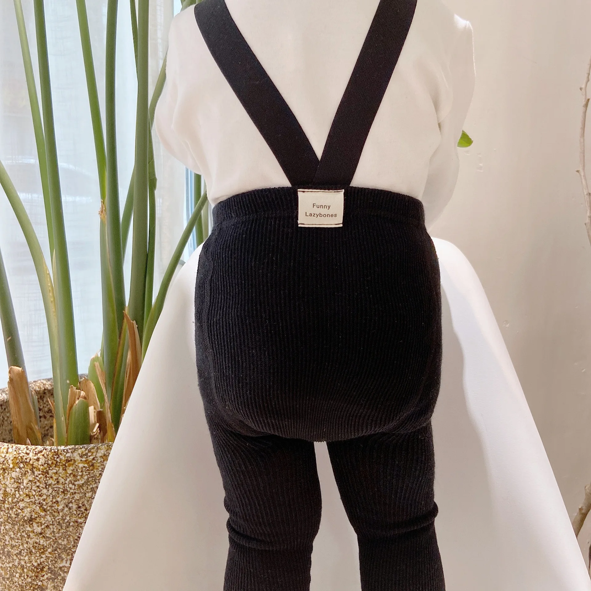 Baby Pantyhose Baby Big PP Leggings Spring And Autumn Cotton High Waist Protection Belly Button Overalls