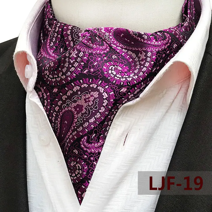 1 Piece Necktie Элегантный мужской галстук из полиэстера и шелка с цветочным узором, британский жаккардовый переплетенный галстук жениха на шее, деловой Свадебный галстук - Цвет: 1 Piece Necktie