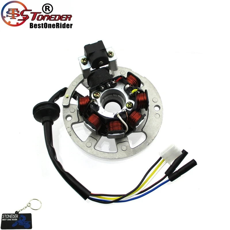 Stator STONEDER Магнето зажигания для 2 такта Keeway Fact Hurricane Matrix RY8 PGO 50cc 90cc KYMCO Cobra AEON 50 Mongoose
