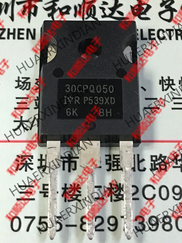 5 шт., новые оригинальные кнопки 30CPQ050-247 с алюминиевой крышкой, 50В 30A