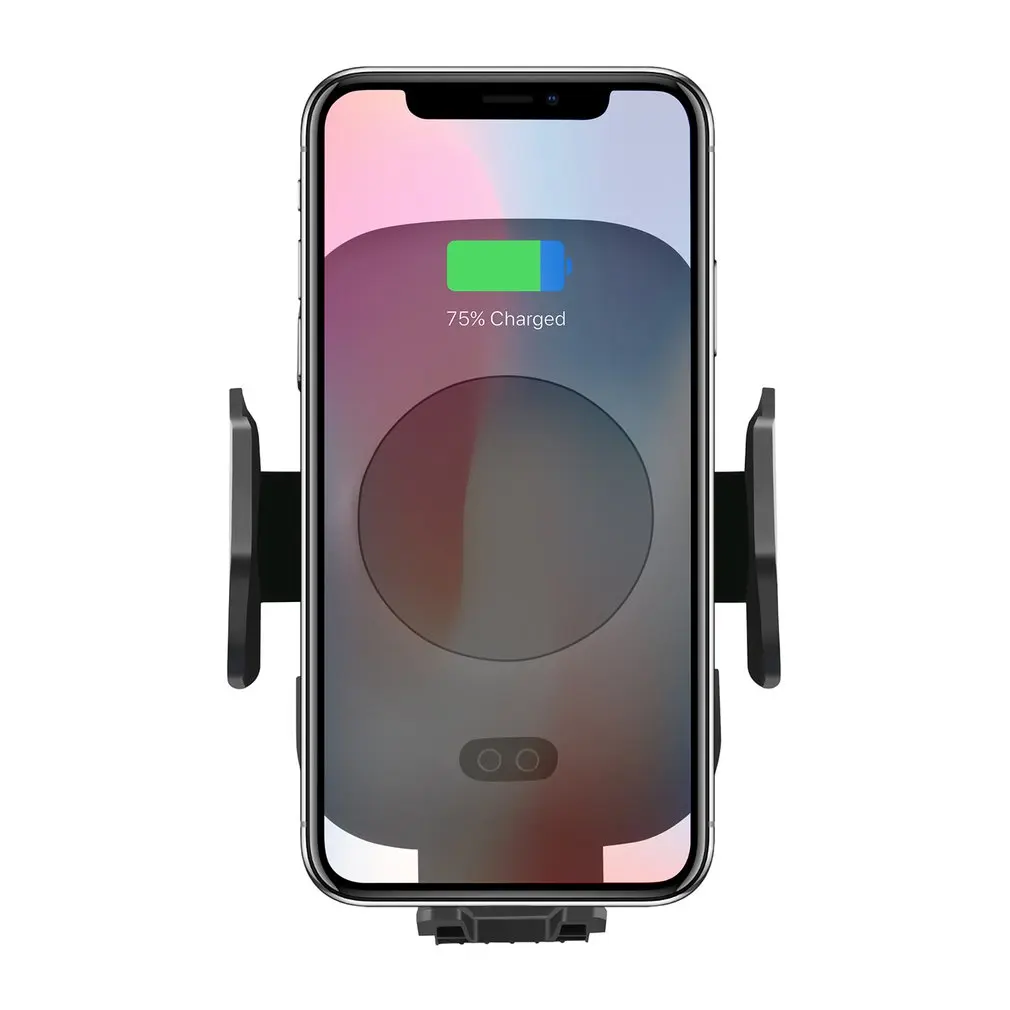 

Wireless Charge Automatic Universal Car Phone Holder Mount GPS Holder Infrared Mobile Phone Quick Charging Holder Bracket