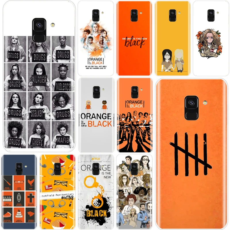 

ORANGE IS THE NEW BLACK Cover TPU Phone Case For Samsung Galaxy A5 A7 A8 2015 A5 A7 A8 2016 A3 A5 A7 2017 A6 2018 A9pro