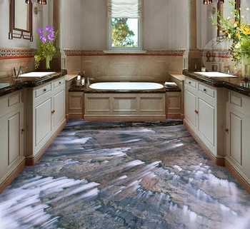 

[Self-Adhesive] 3D Water Flow In Shallow Water 1444 Floor Wallpaper Mural Wall Print Decal Wall Murals